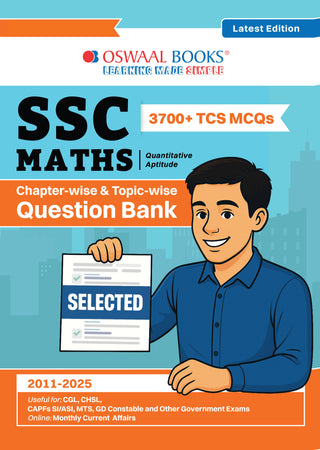 SSC (Staff Selection Commission) Maths 3700+ MCQs Tier-1 | Chapter-wise & Topic-wise Question Bank (2011 to 2025) | For 2026 Exam