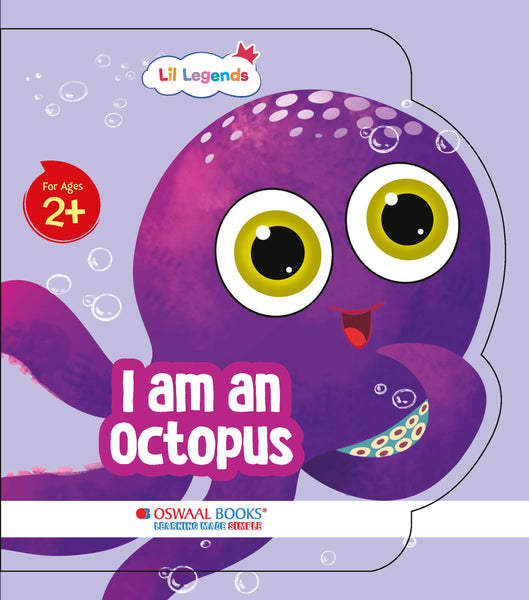 Lil Legends Shaped Board Books: Sea Animals: Octopus