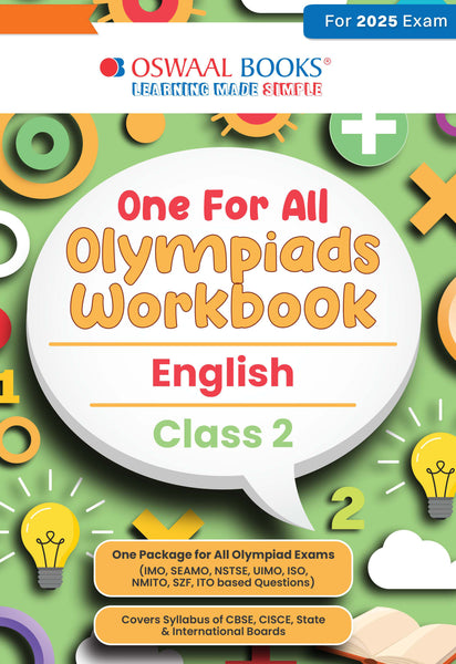 One for All Olympiads Workbook Class 2 English For 2025 Exam