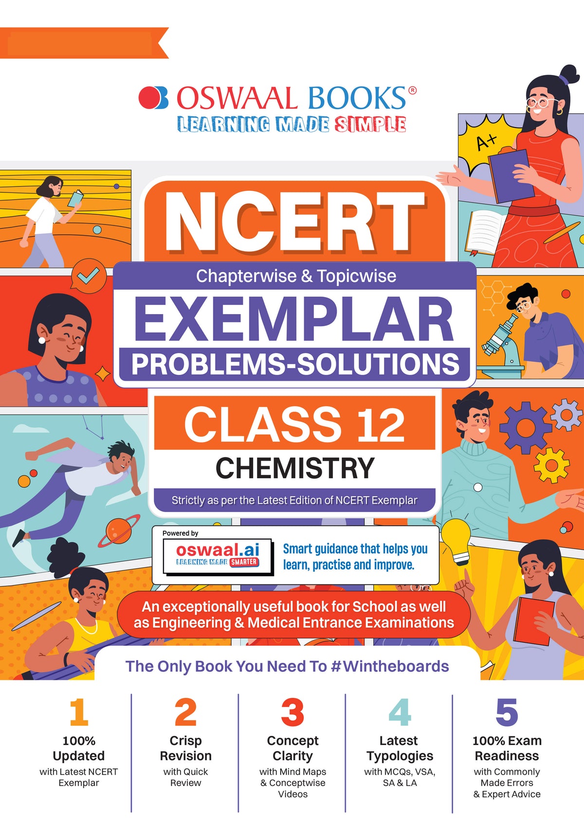 NCERT Exemplar (Problems - Solutions) Class 12 Chemistry Book For Latest Board Exam