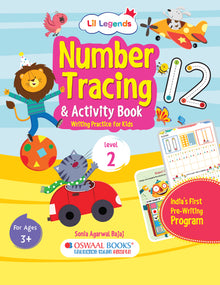 Lil Legends Number Tracing & Activity Book, writing practice for kids