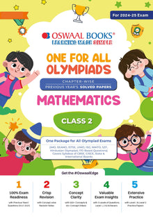 One For All Olympiad Class 2 Mathematics | Previous Years Solved Papers | For 2024-25 Exam