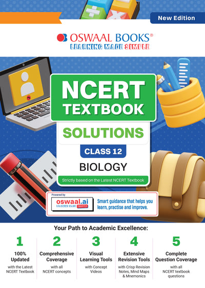 NCERT Textbook Solutions Class 12 Biology | For Latest Exam