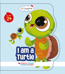 Lil Legends Shaped Board Books: Sea Animals: Turtle