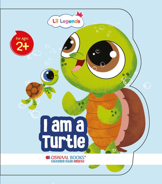 Lil Legends Shaped Board Books: Sea Animals: Turtle