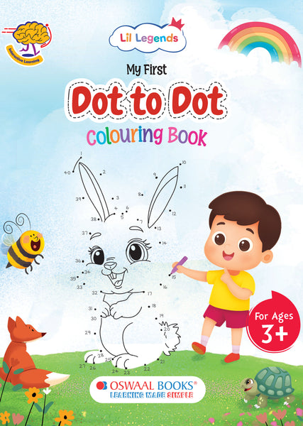 Lil Legends My First Dot-to-Dot Colouring Book