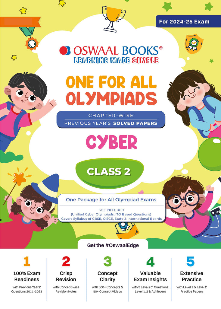 One For All Olympiad Class 2 Cyber | Previous Years Solved Papers | For 2024-25 Exam