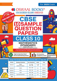 CBSE Sample Question Papers Class 10 Mathematics Standard Book (For 2025 Exam)