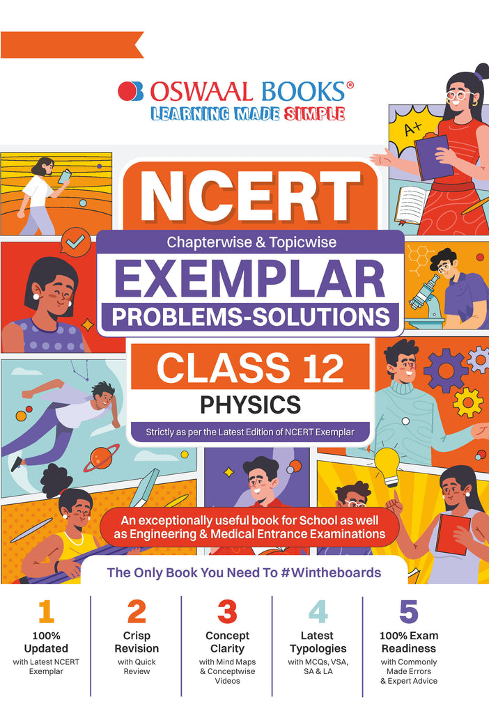 NCERT Exemplar (Problems - Solutions) Class 12 Physics Book For Latest Board Exam