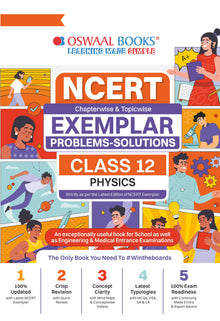 NCERT Exemplar (Problems - Solutions) Class 12 Physics Book For Latest Board Exam