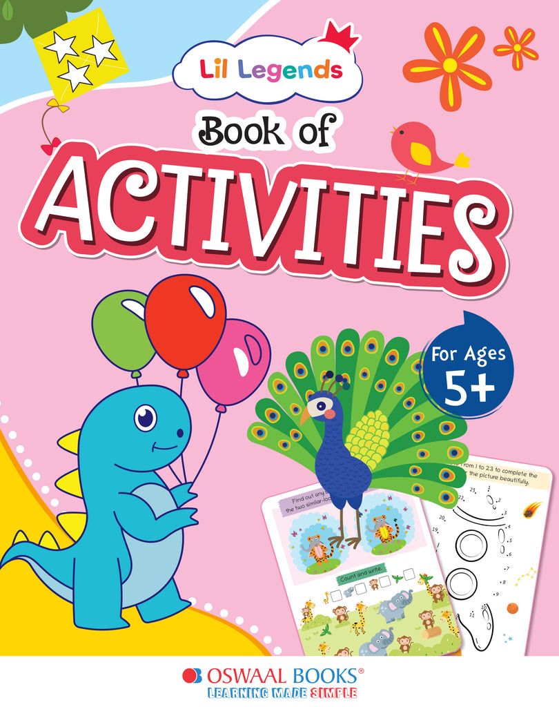 Lil Legends Preschool Activity Book For Kids, Age- 5+ Years