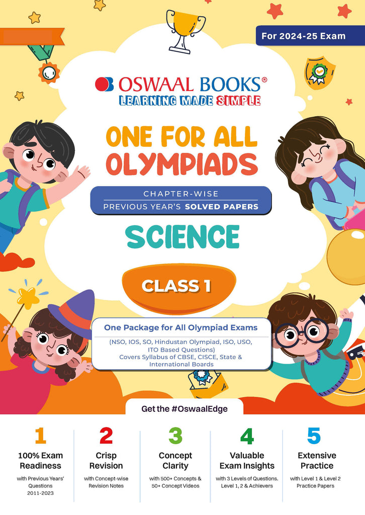 One For All Olympiad Class 1 Science | Previous Years Solved Papers | For 2024-25 Exam