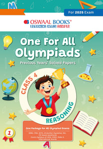 One for All Olympiads Chapter-wise Previous Years' Solved Papers, Prep-Guide Class 4 Reasoning For 2025 Exam