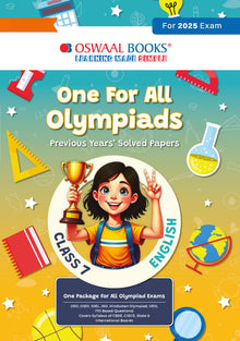 One for All Olympiads Previous Year Solved Papers Class 7 English For 2025 Exam