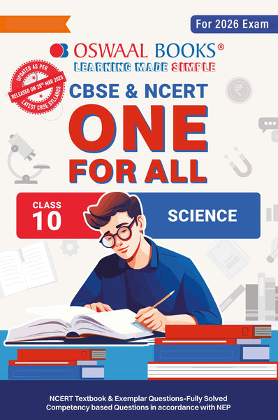 CBSE & NCERT One for All Class 10 Science (For 2026 Exam)