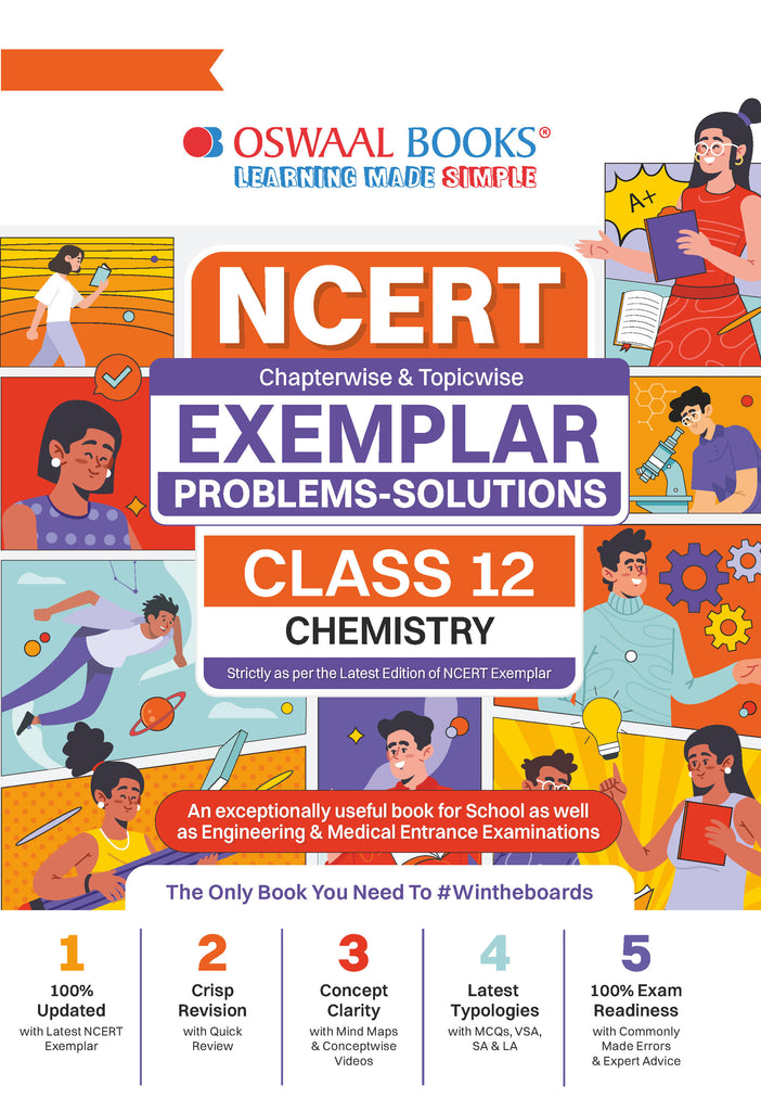 NCERT Exemplar (Problems - Solutions) Class 12 Chemistry Book For Latest Board Exam
