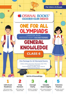 One For All Olympiad Class 6 General Knowledge | Previous Years Solved Papers | For 2024-25 Exam