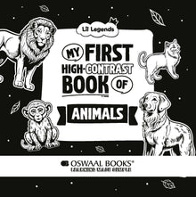 My First High Contrast Board Book of Animals for Infants Age 0-12 months | Lil Legends