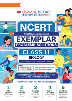 NCERT Exemplar (Problems - Solutions) Class 11 Biology Book For Latest Exam