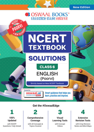 NCERT Textbook Solutions English Class 6 | For CBSE 2025–26 Exam | Based on Latest NCERT Poorvi | With Complete Solutions & Subjective Questions for Practice