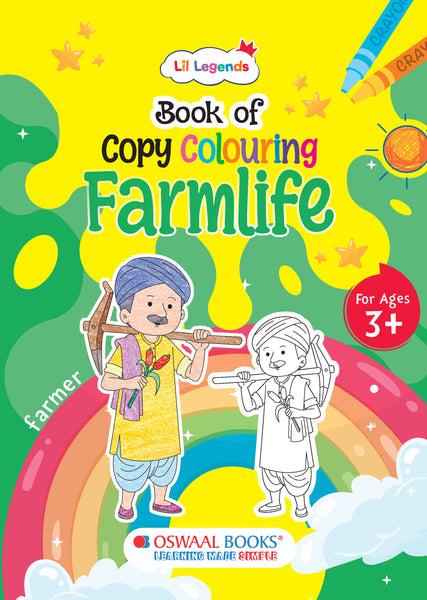Lil Legends: Book of Copy Colouring, Farmlife