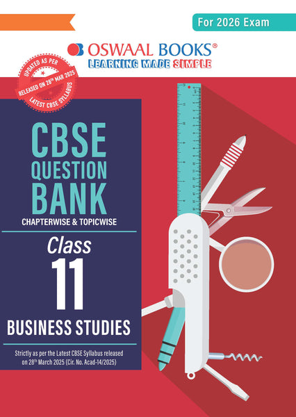 CBSE Question Bank Class 11 Business Studies For 2026 Exam