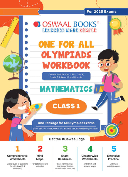 One for All Olympiads Workbook_Class 1_Mathematics_For 2025 Exam