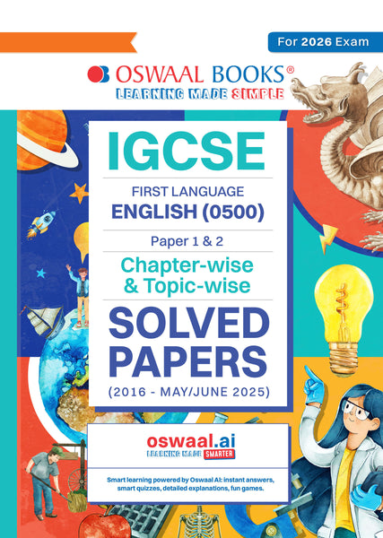 IGCSE Chapterwise & Topicwise Solved Papers Class X, First Language