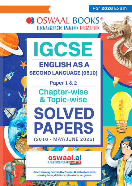 IGCSE Chapterwise & Topicwise Solved Papers Class X, English as Second Language