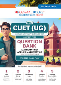 NTA CUET (UG) Chapter-wise Question Bank Mathematics/Applied Mathematics For 2026 Exam