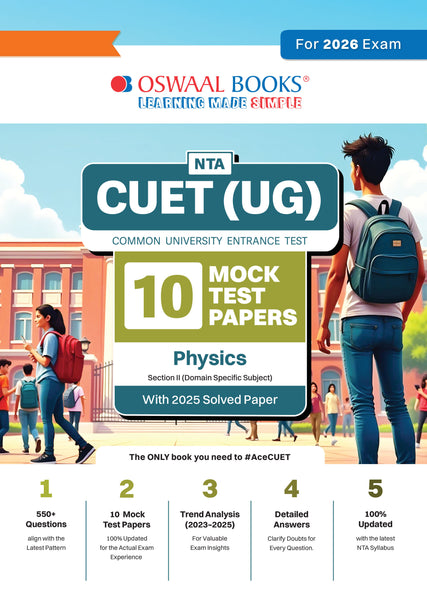 NTA CUET(UG) 10 Mock Test Papers Physics For 2026 Exam