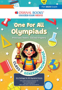 One for All Olympiads Chapter-wise Previous Years' Solved Papers, Prep-Guide Class 7 General Knowledge For 2025 Exam