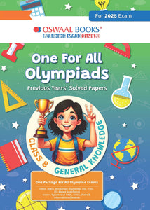 One for All Olympiads Chapter-wise Previous Years' Solved Papers, Prep-Guide Class 8 General Knowledge For 2025 Exam