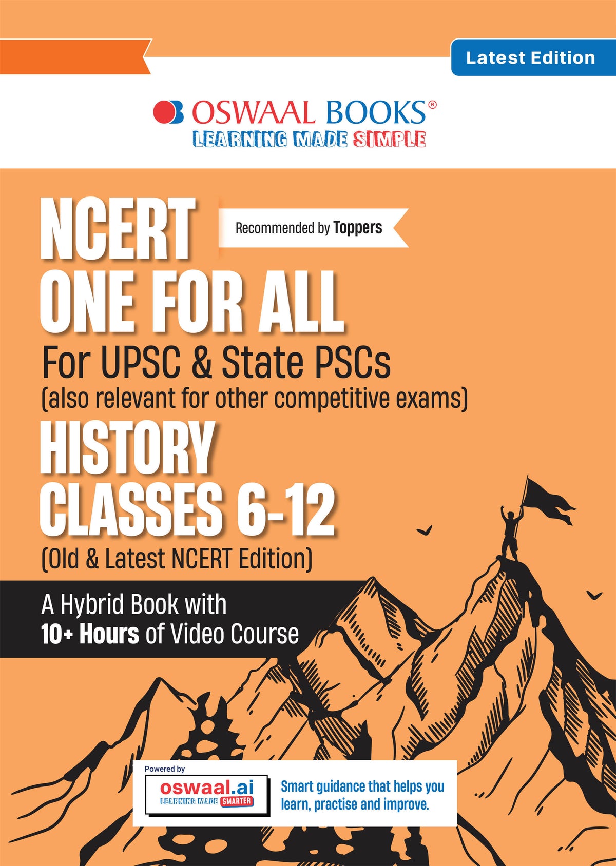 NCERT One For All Book for UPSC & State PSCs | History Classes 6-12 (Old & New NCERT Edition) Latest Edition