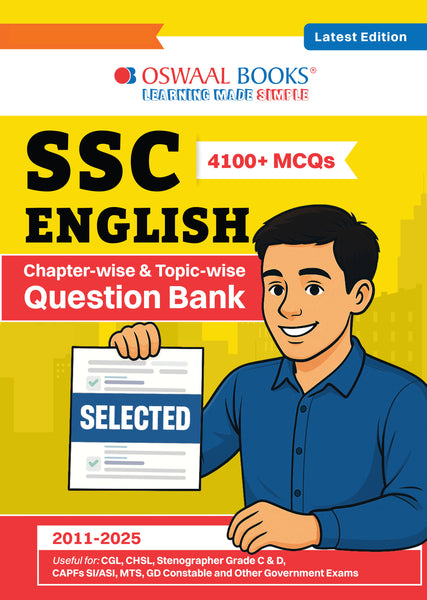 SSC (Staff Selection Commission)| Tier-1 | Chapter-wise & Topic-wise Question Bank 2011 to 2025| English Comprehension | For 2026 Exam