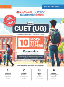 NTA CUET (UG) 10 Mock Test Papers | Section II Economics (For 2025 Exam) | With New Syllabus & Pattern Released on 1st March 2025