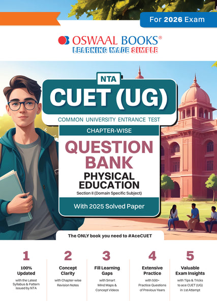 NTA CUET (UG) Chapter-wise Question Bank Physical Education For 2026 Exam