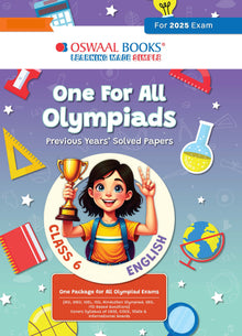 One for All Olympiads Previous Year Solved Papers Class 6 English For 2025 Exam