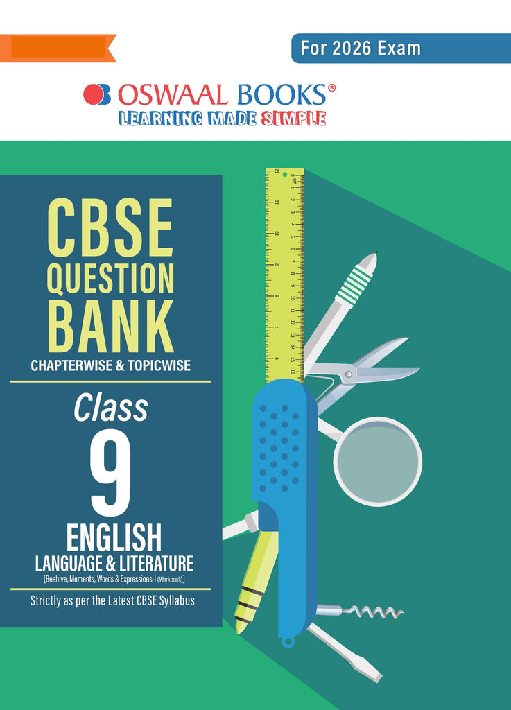 CBSE Question Bank Class 9 English Language & Literature For 2026 Exam