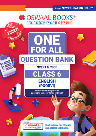 CBSE Class-6 One for All English (Poorvi) For 2026-27 Exam | As Per Latest NCERT & CBSE Syllabus | Chapter-Wise Question Bank, Revision Notes, Literature, Grammar & Competency Based Questions