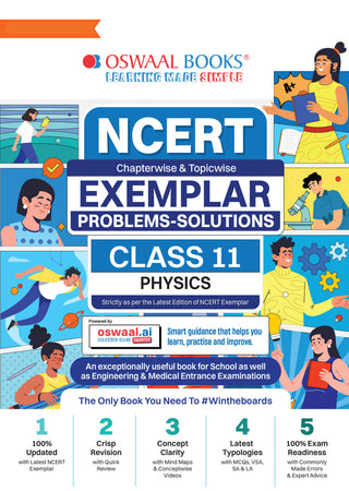 NCERT Exemplar (Problems - Solutions) Class 11 Physics Book For Latest Exam