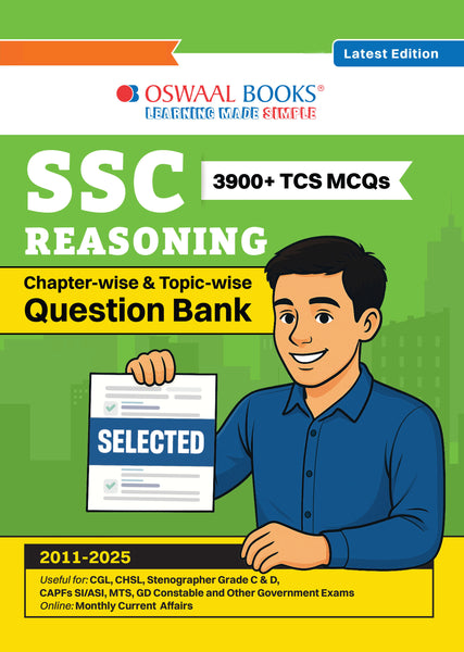 SSC (Staff Selection Commission)| Tier-1 | Chapter-wise & Topic-wise Question Bank 2011 to 2025| Reasoning | For 2026 Exam