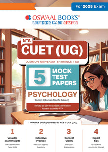 NTA CUET (UG) 5 Mock Test Papers Psychology (For 2025 Exam)