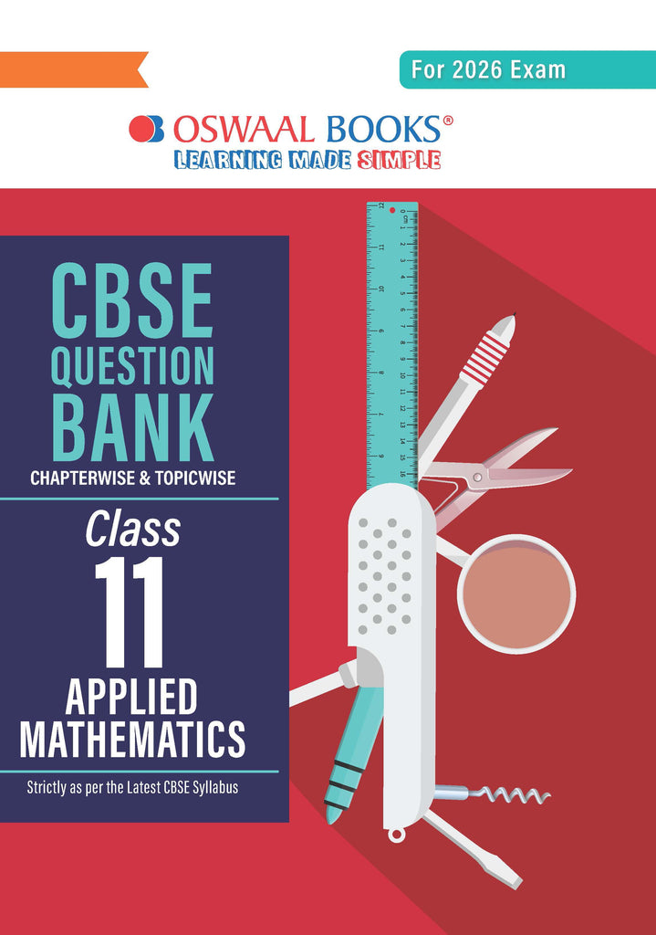 CBSE Question Bank Class 11 Applied Mathematics For 2026 Exam