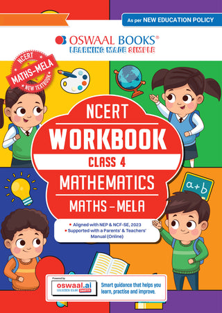 NCERT Workbook Class 4 Mathematics (Maths Mela) | With Practice Worksheets & Activity Based Questions | For Exam 2026-27 | As per NCF & NEP