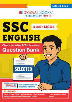 SSC (Staff Selection Commission) English 4100+ MCQs Tier-1 | Chapter-wise & Topic-wise Question Bank (2011 to 2025) | For 2026 Exam
