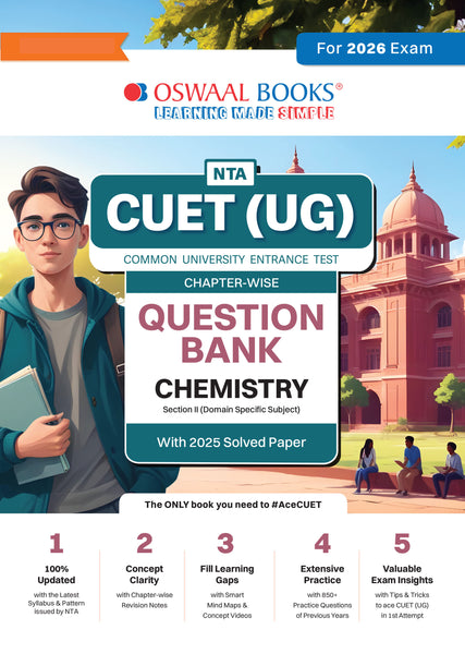 NTA CUET (UG) Chapter-wise Question Bank Chemistry For 2026 Exam