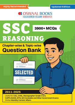 SSC Reasoning 15 Years Question Bank English Medium | 3900+ MCQs Tier-1 Chapter-wise & Topic-wise | SSC CGL, CHSL, MTS, CPO | Previous Years 2011-2025 | For 2026 Exam