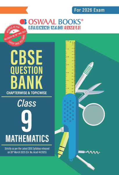 CBSE Question Bank Class 9 Mathematics For 2026 Exam