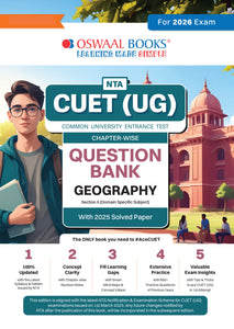 NTA CUET (UG) Chapter-wise Question Bank Geography For 2026 Exam